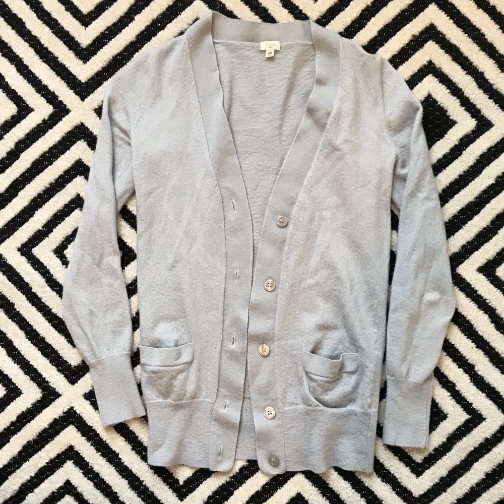 J. Crew | Grey Button Cardigan